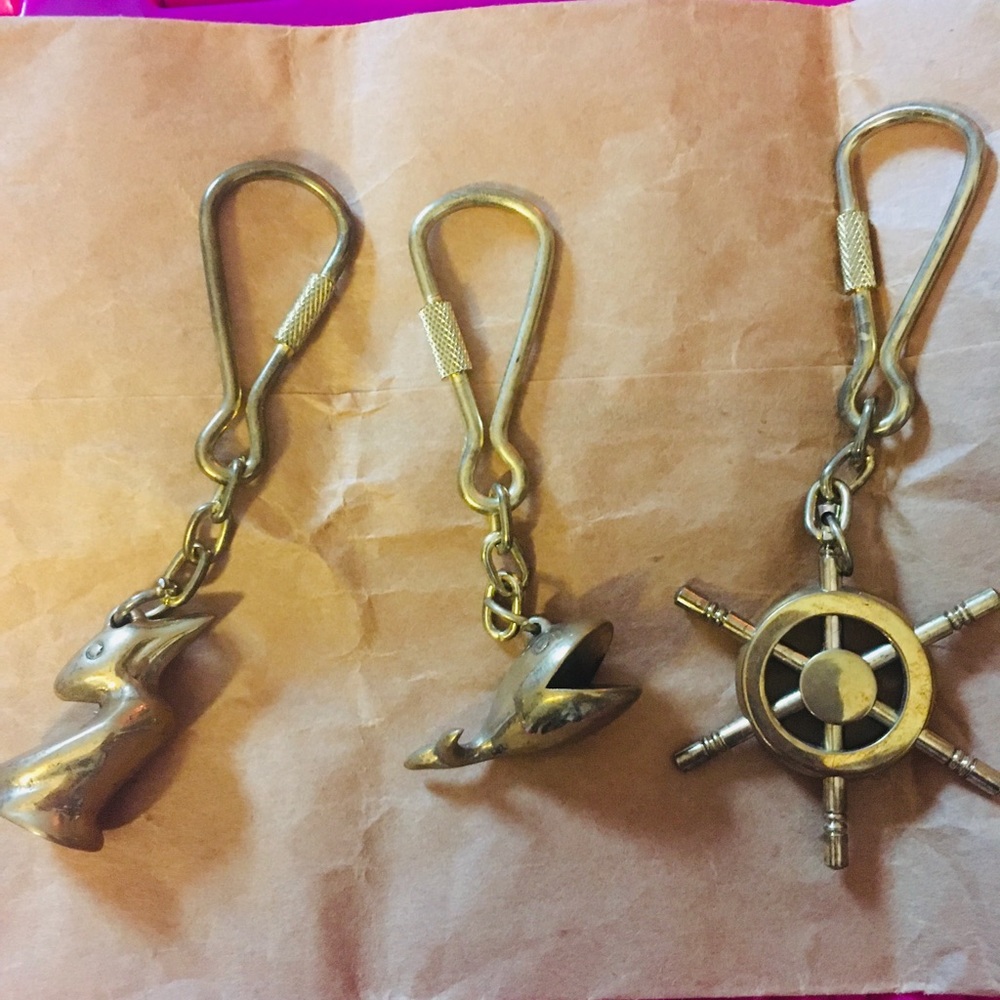 Keychains brass